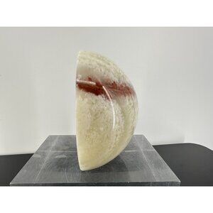 Onyx Half Semi-Sphere Polished Natural Stone 7 Lbs